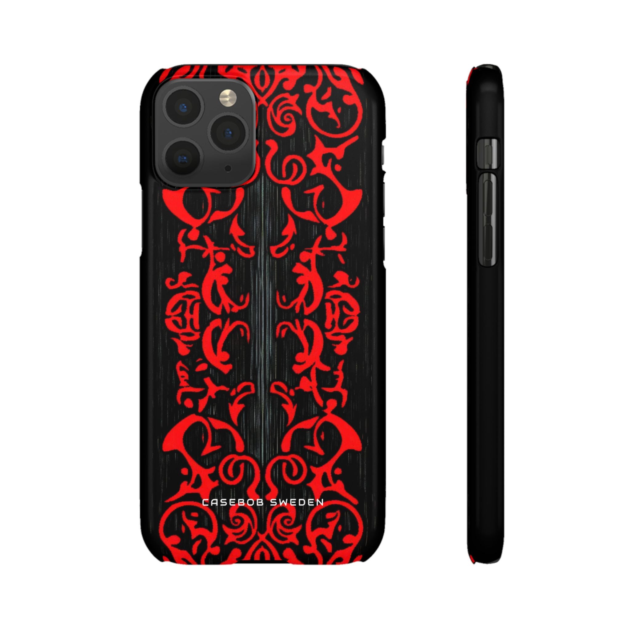 Gothic Crimson Symmetry iPhone 11 - Slim Phone Case