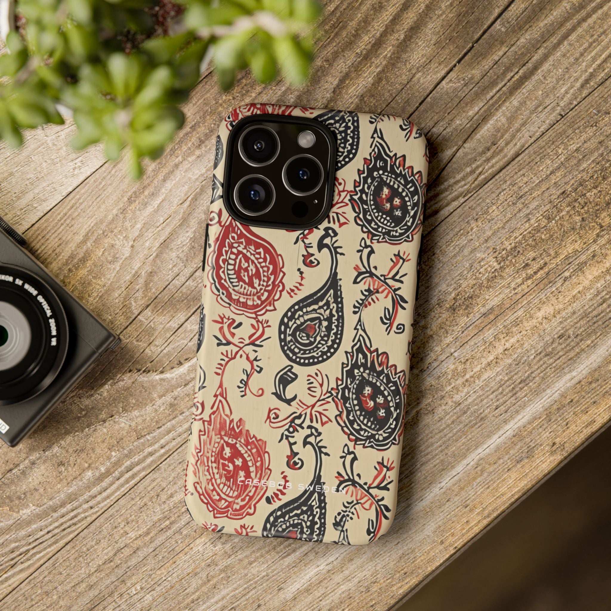 Vintage Paisley Elegance iPhone 16 - Tough Phone Case