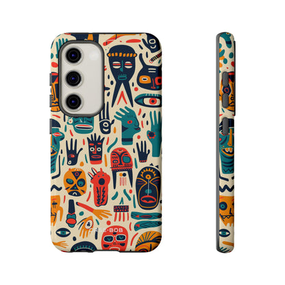 Vivid Faces Samsung S23 Case - Tough