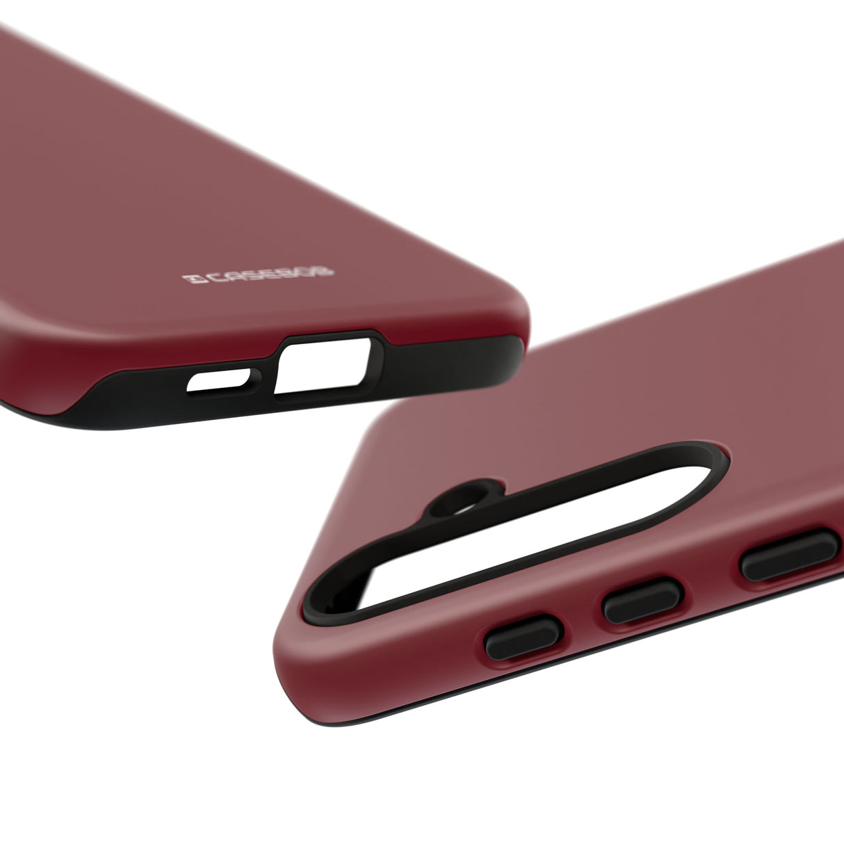 Burgundy Elegance: Minimalist Sophistication - For Samsung S24