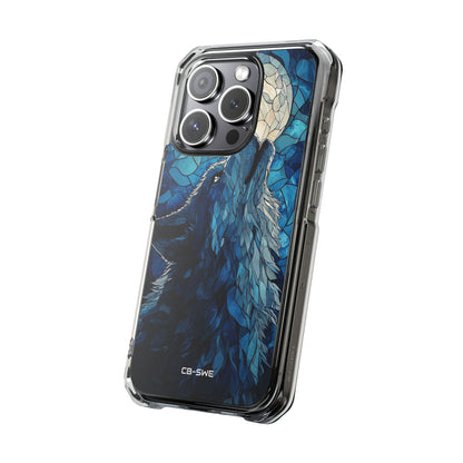 Wolf Howls Moonlight iPhone Case - Impact