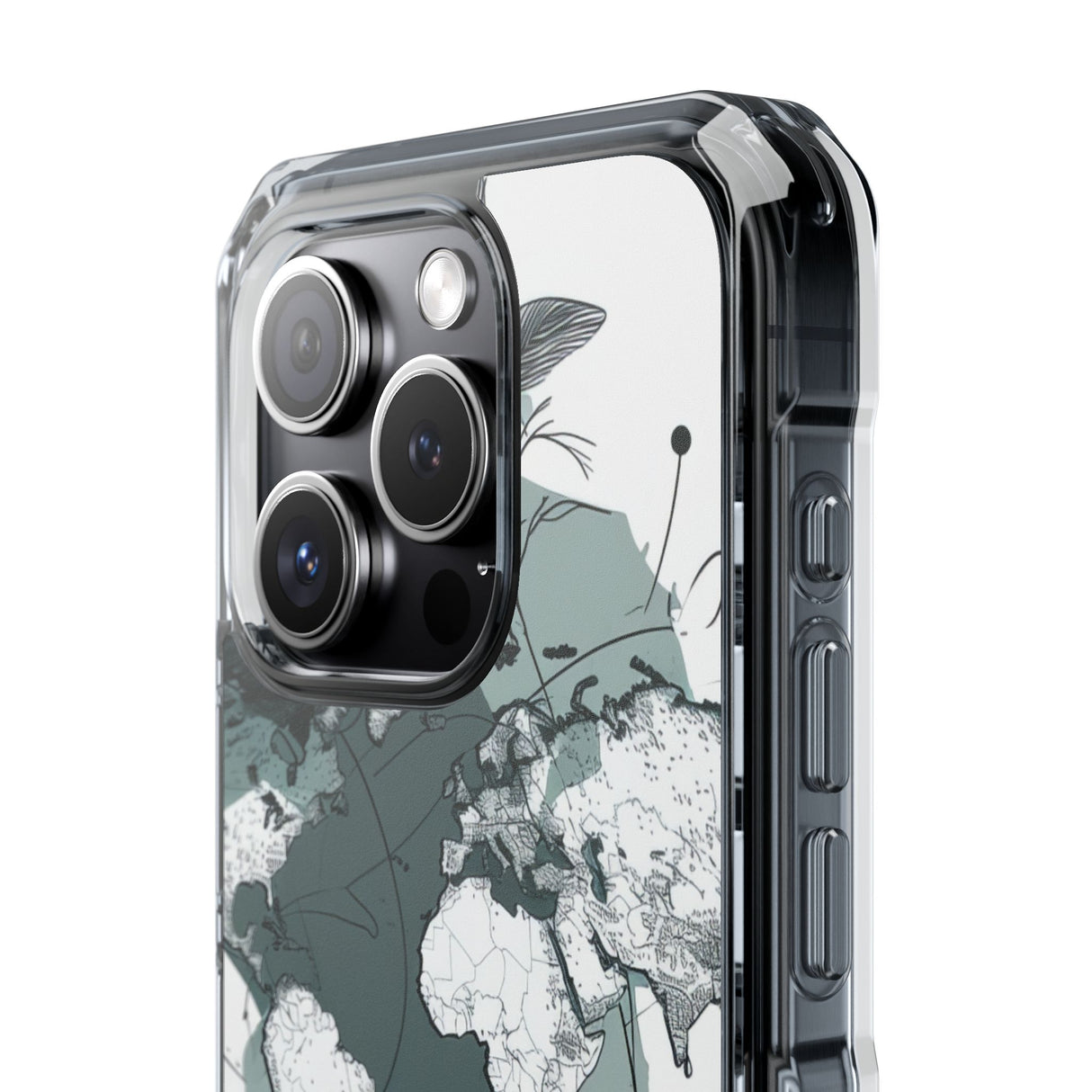 Botanical Cartography - Phone Case for iPhone (Clear Impact - Magnetic)