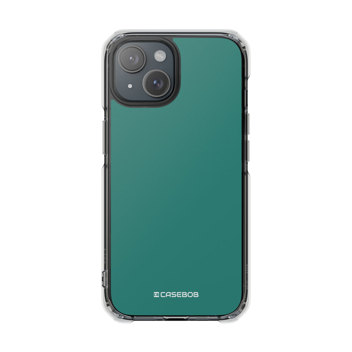 Celadon Green | Phone Case for iPhone (Clear Impact Case - Magnetic)