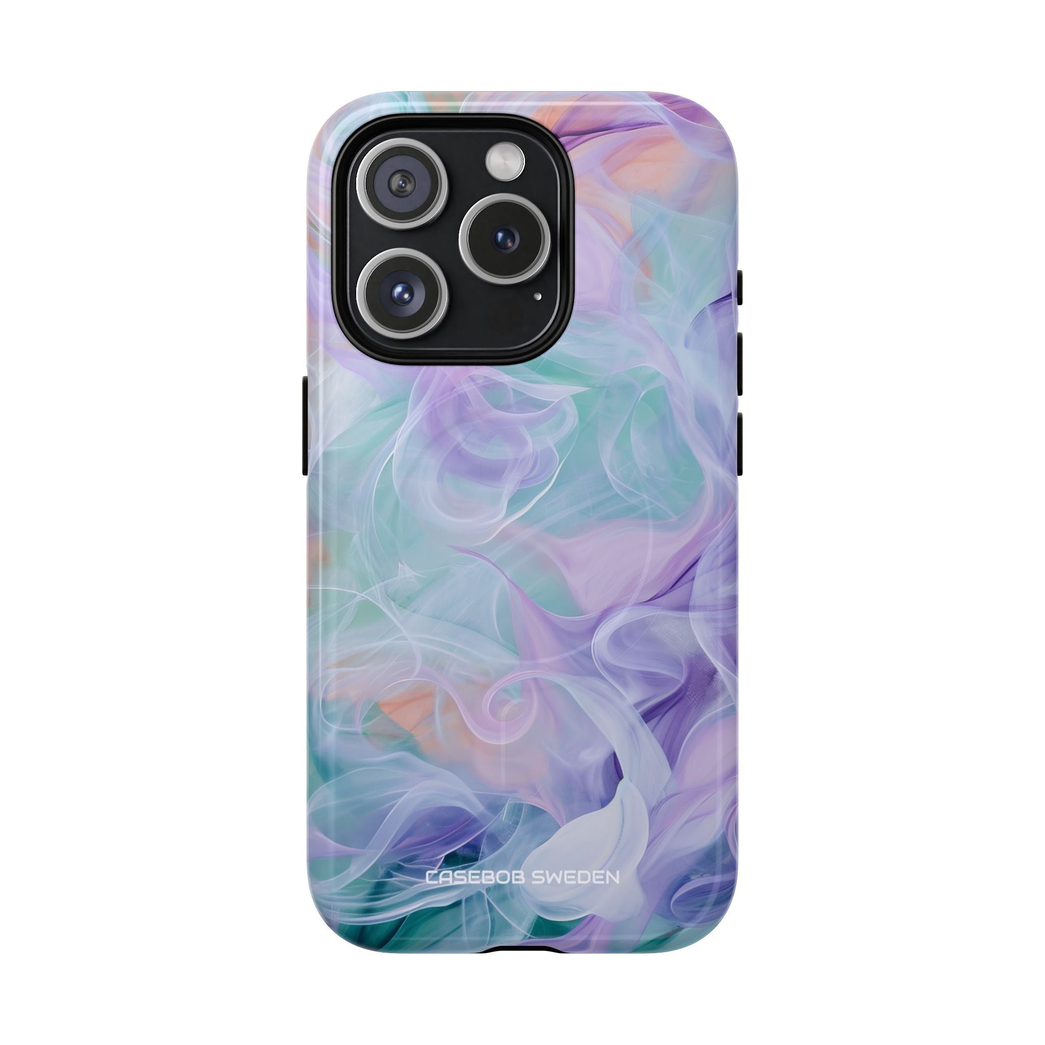 Purple Peach Whirl - Tough + MagSafe® iPhone 15 Phone Case