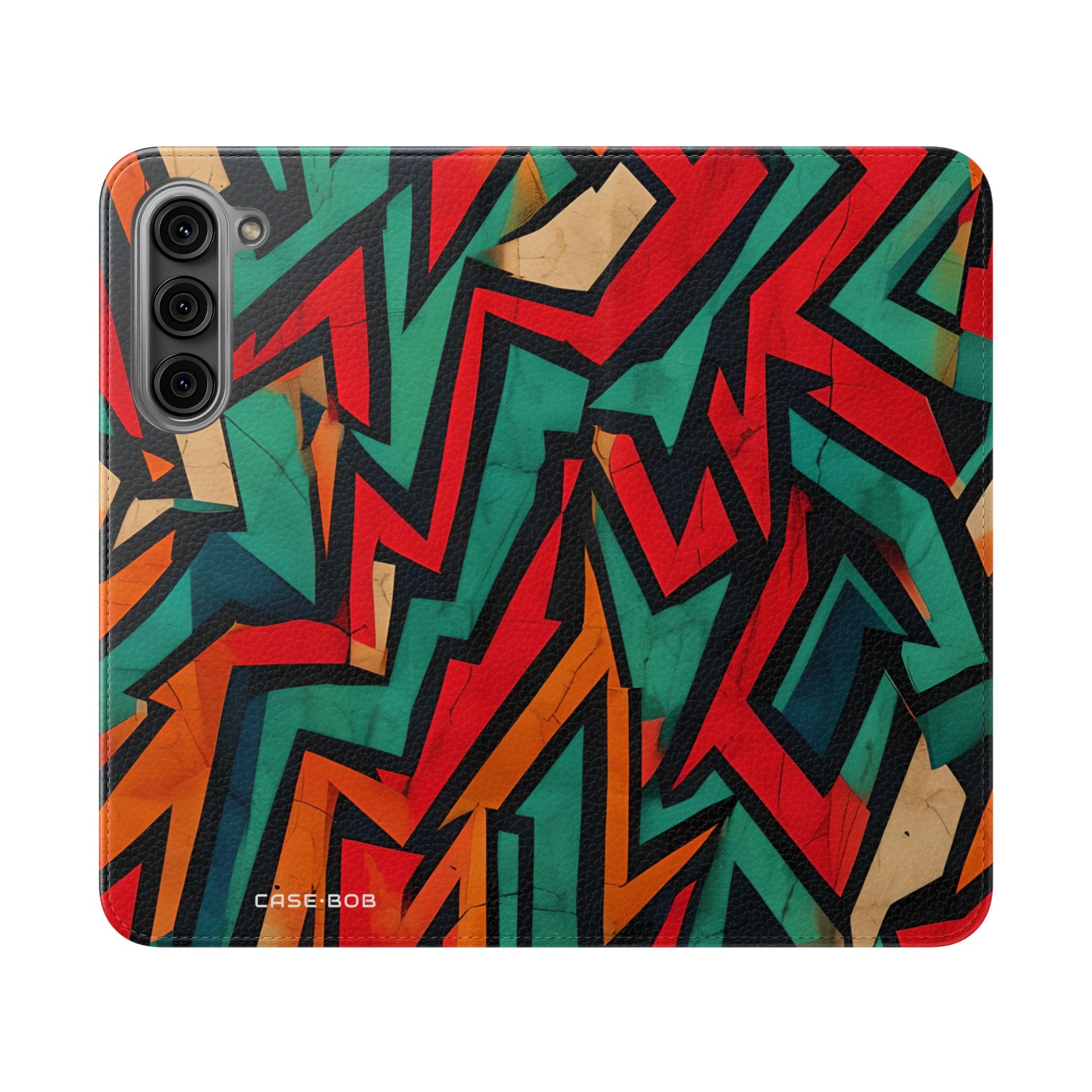 Jagged Flame - Samsung S23+ Case - Wallet