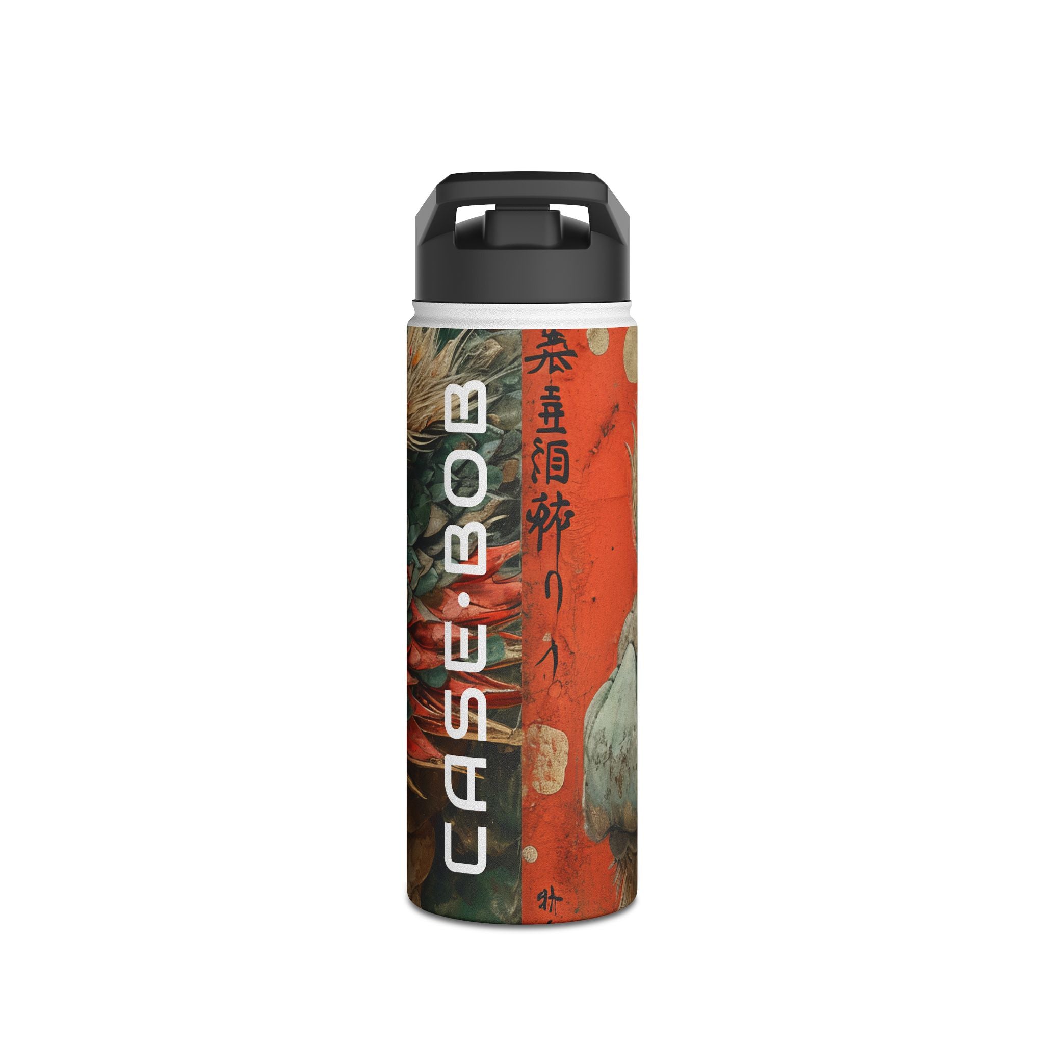 Dragon's Gaze Crimson - Stainless Steel Water Bottle