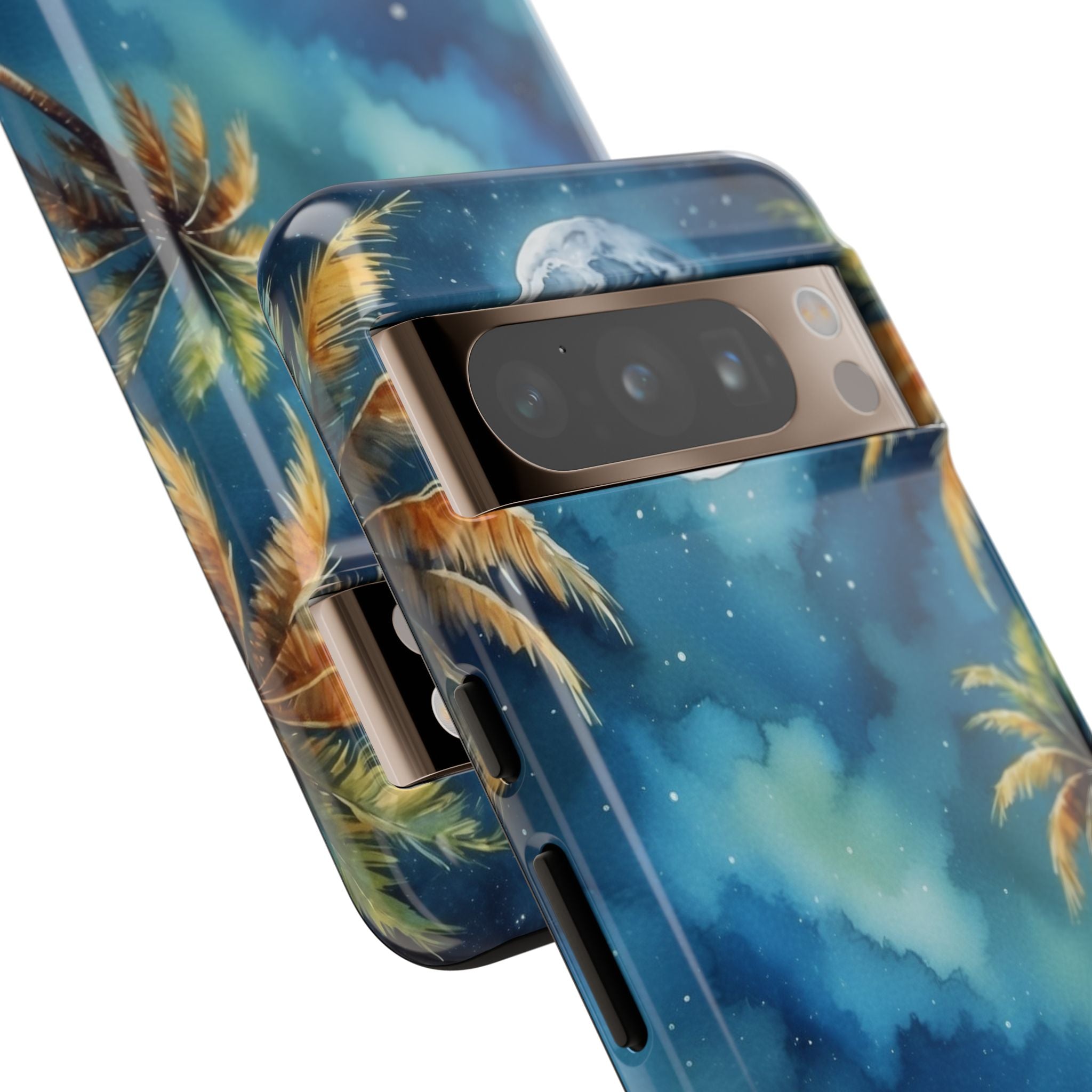 Moonlight Kisses Waves - Google Pixel Case