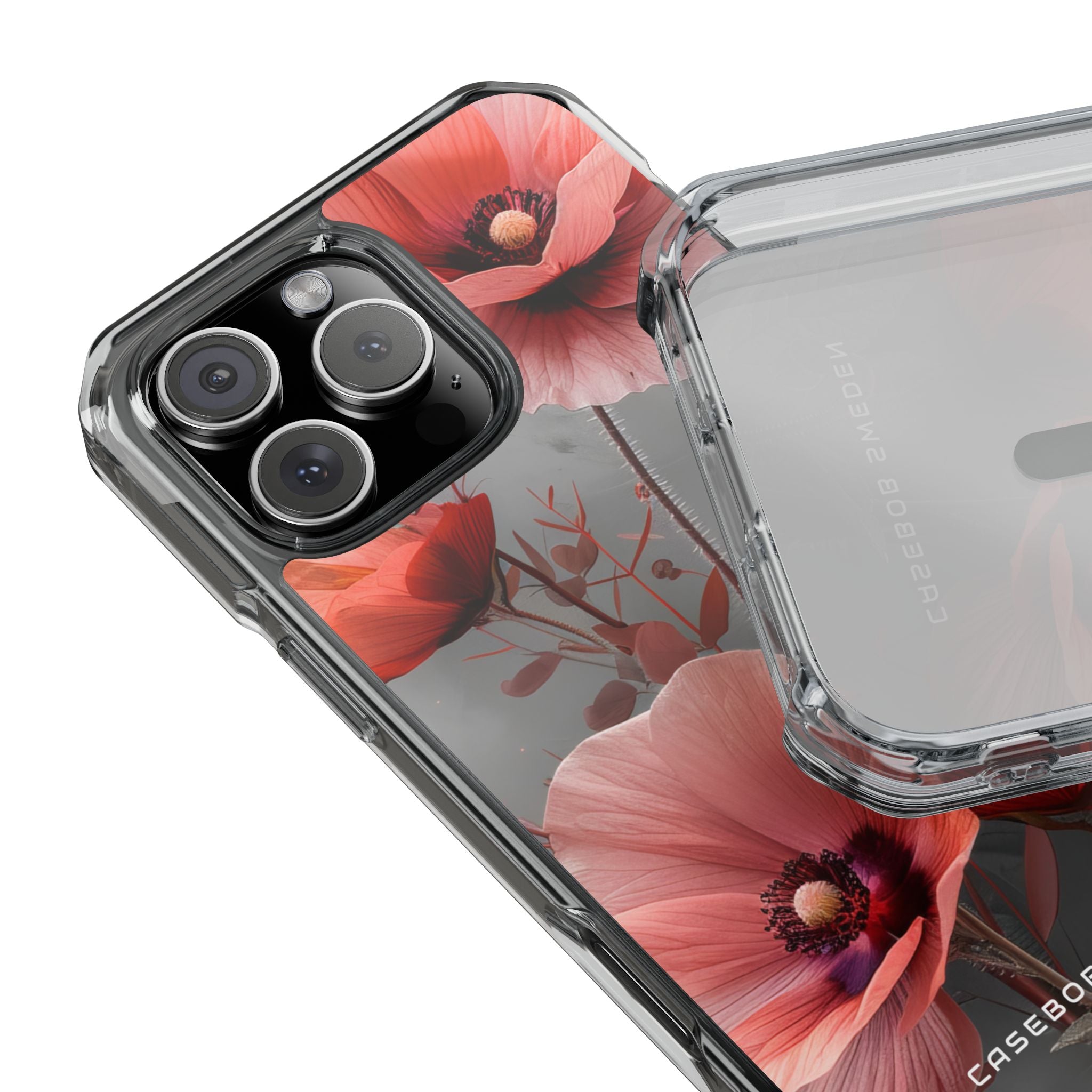 Ethereal Floral Elegance iPhone 16 - Clear Impact Phone Case