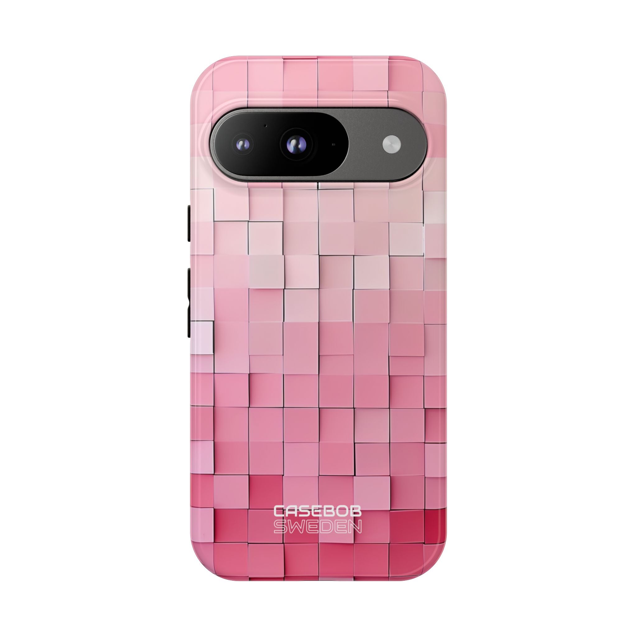Pink Mosaic Glow Google Pixel 9 - Tough