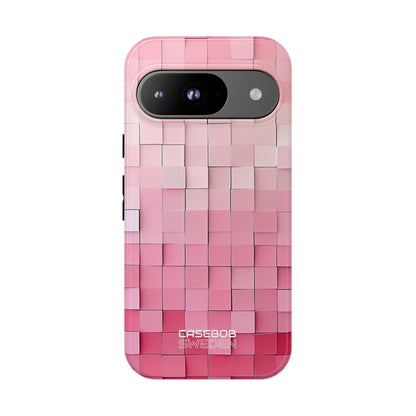 Pink Mosaic Glow Google Pixel 9 - Tough