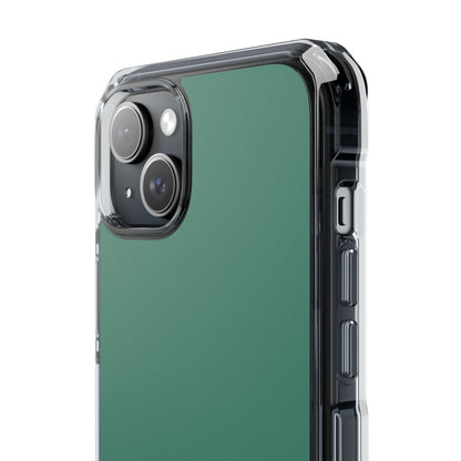 Viridian Green - Clear Impact Case for iPhone