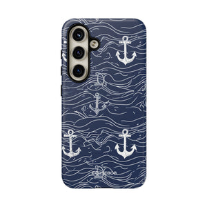 Nautical Whimsy: Anchors and Waves - For Samsung S24