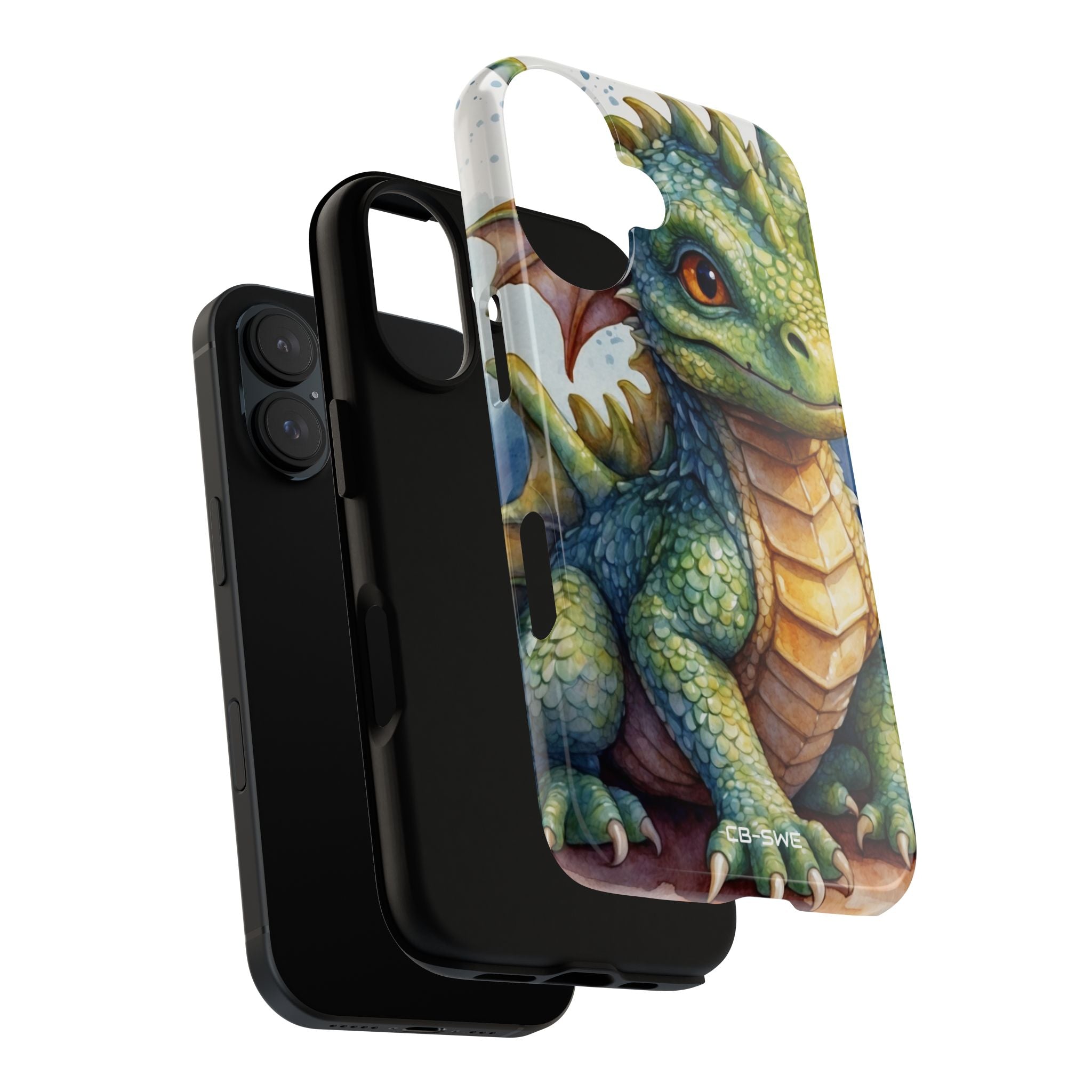 Green Dragon Smiles - iPhone Case