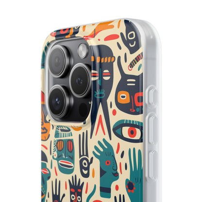 Vivid Faces iPhone 15 Pro Case - Soft