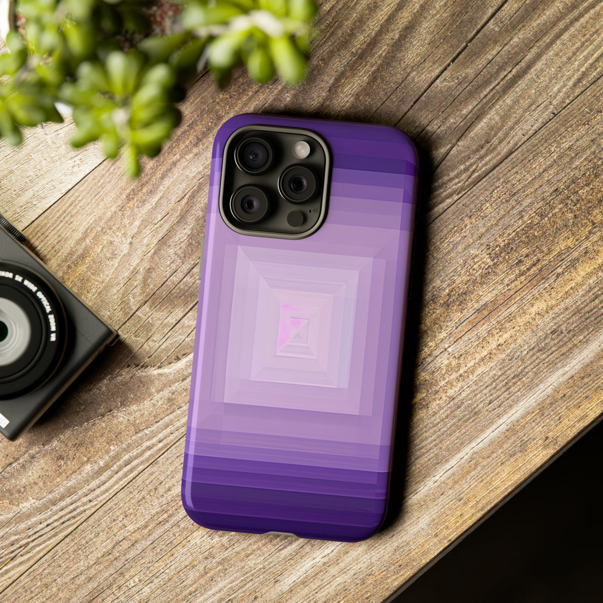 Purple Gradient Elegance - Protective Phone Case