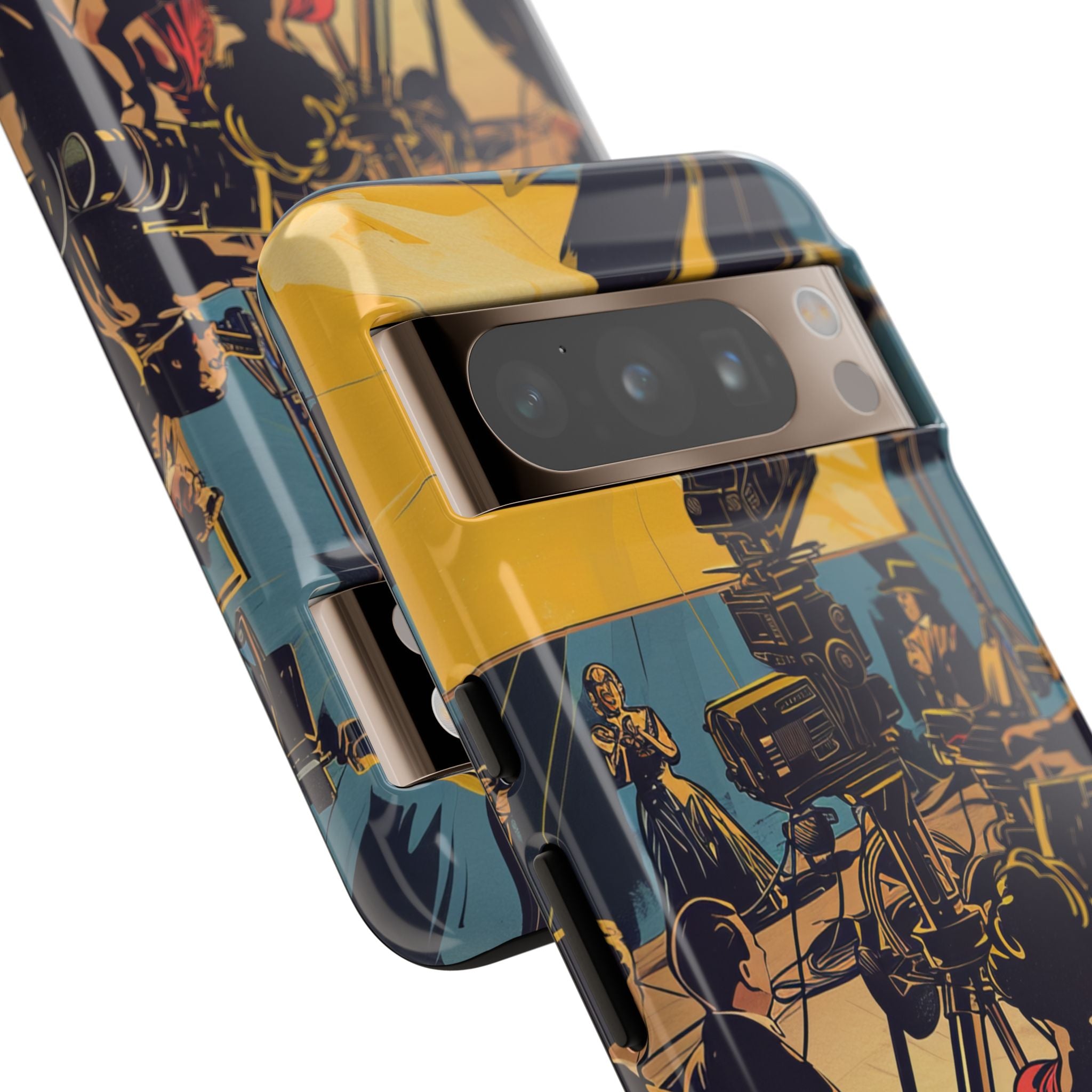 Golden Era Cinematic Spotlight Google Pixel 8 - Tough Phone Case