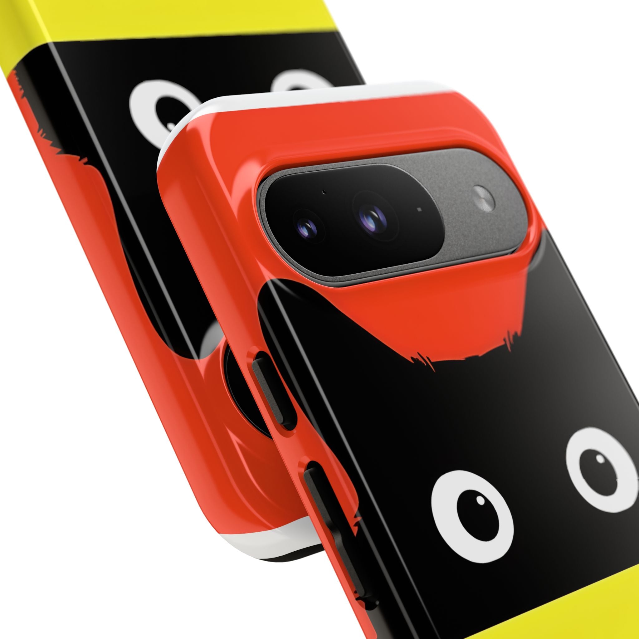 Peekaboo Cat Crimson Google Pixel 9 Case - Tough