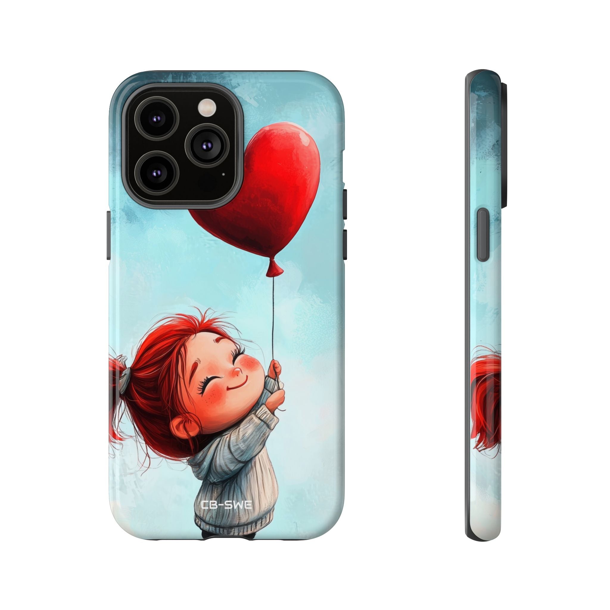 Joyful Girl Flies - iPhone Case