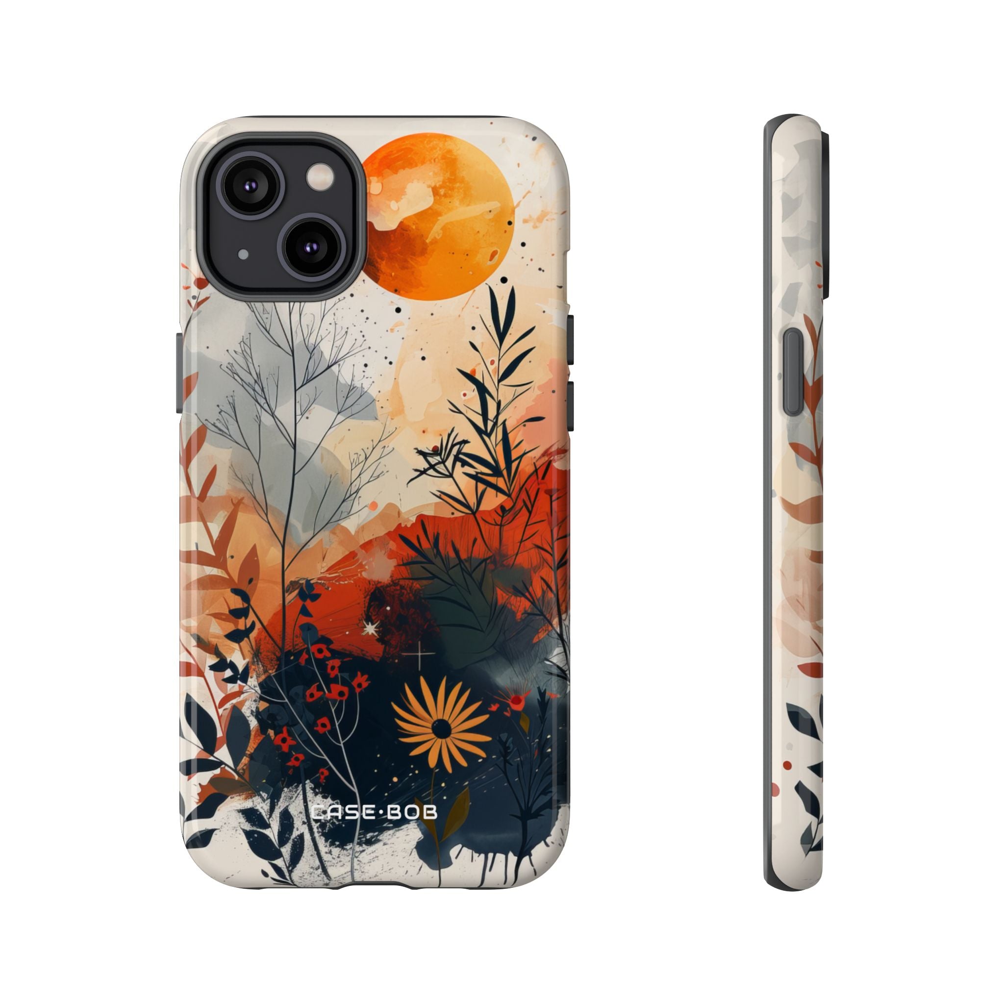 Orange Solstice iPhone 14 Plus Case - Tough