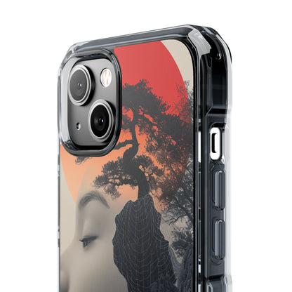 Surreal Zen Harmony iPhone 14 - Clear Impact Phone Case