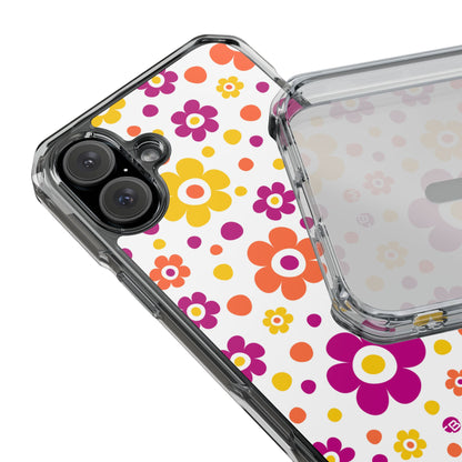 Retro Floral Playfulness iPhone Case - Impact