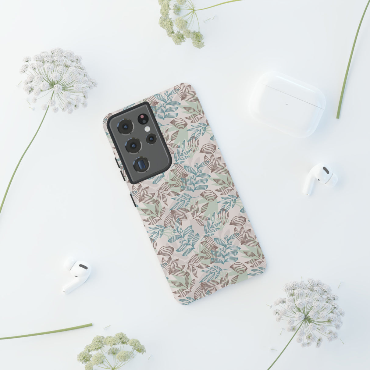 Minty Leaf - Protective Phone Case