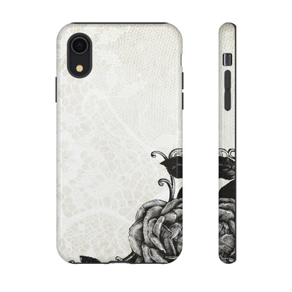 Rosett Gothic Flower - Protective Phone Case