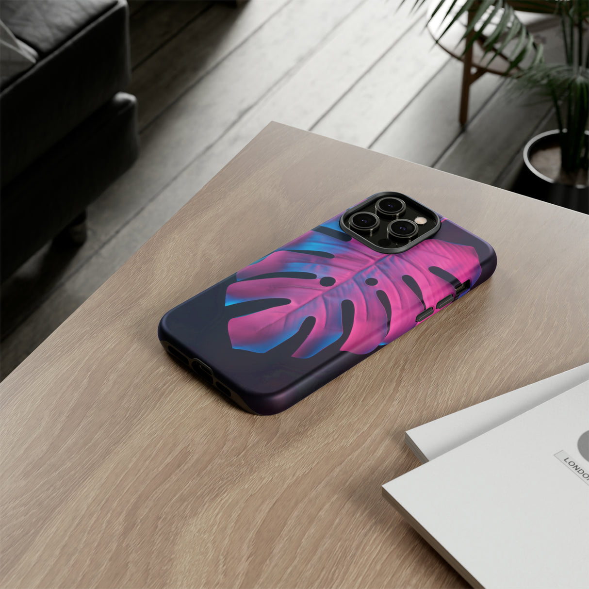 Tropical Palm Leaves - Protective Phone Case