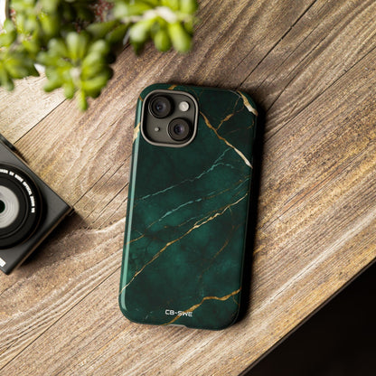 Emerald Veins Flow - iPhone Case