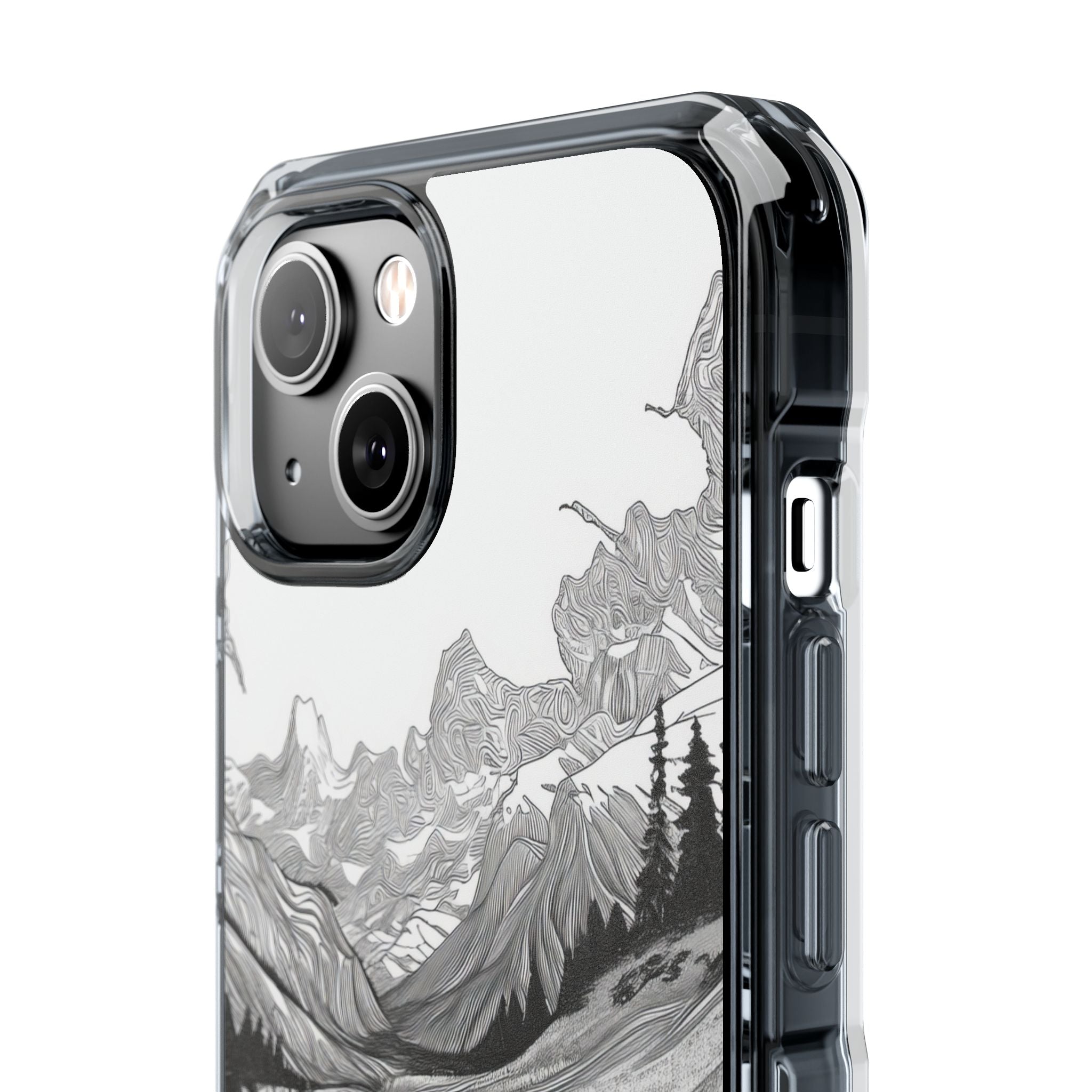 Monochrome Serenity - Phone Case for iPhone