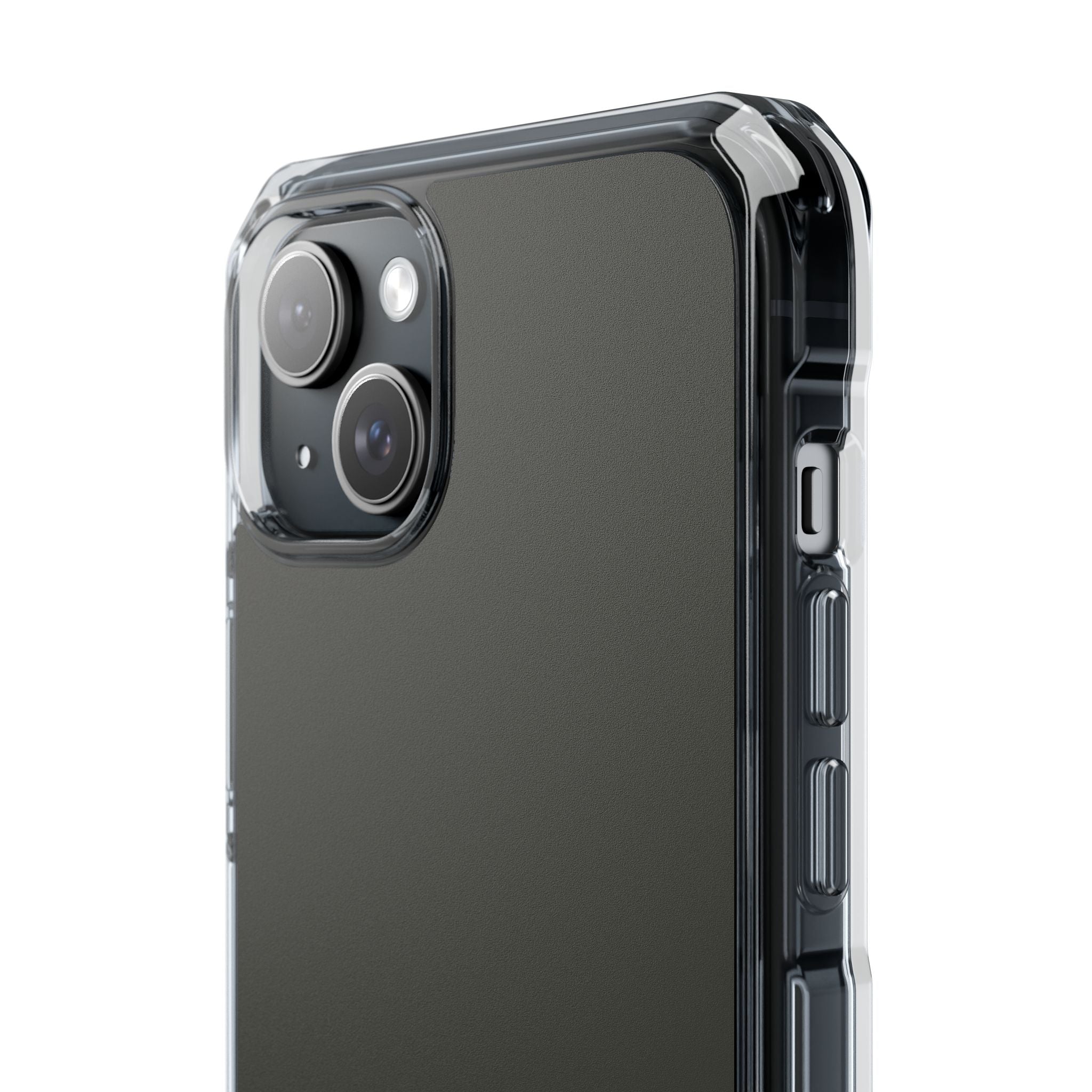 Black Olive - Clear Impact Case for iPhone