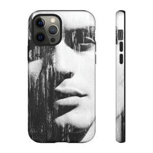 Black & White Pop Art - Protective Phone Case