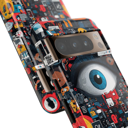 Digital Eye Blue Google Pixel 8 Pro Case - Tough