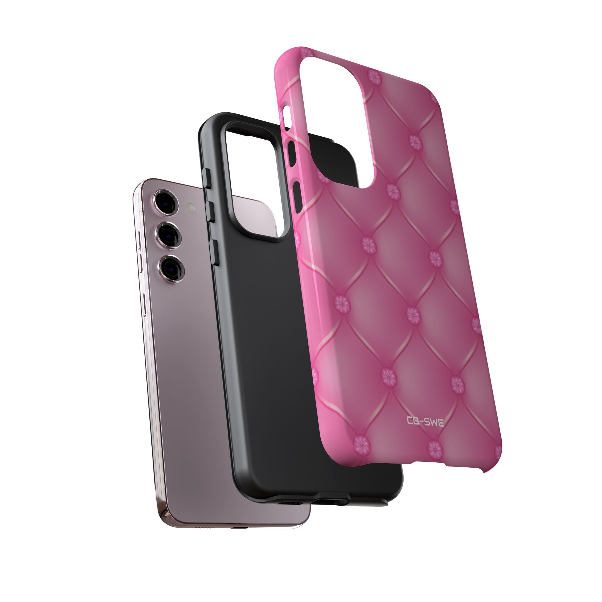Quilted Pink Elegance - Samsung Case