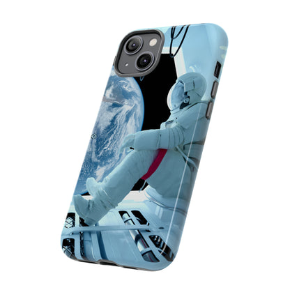 Astronaut inside Shuttle - Protective Phone Case