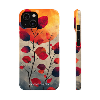 Sunlit Branch - Slim iPhone 14 Phone Case