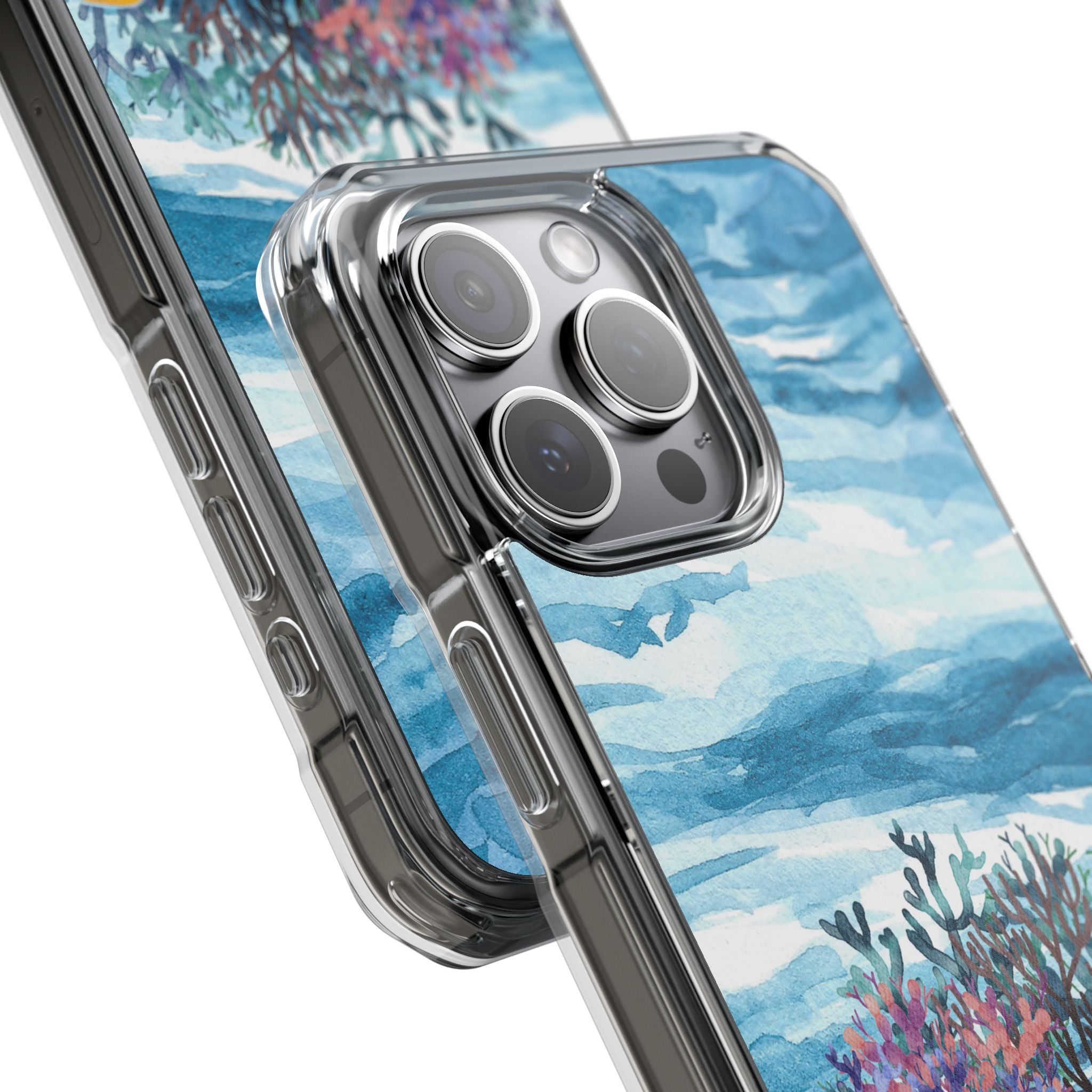 Aquatic Life Watercolors iPhone Case - Impact