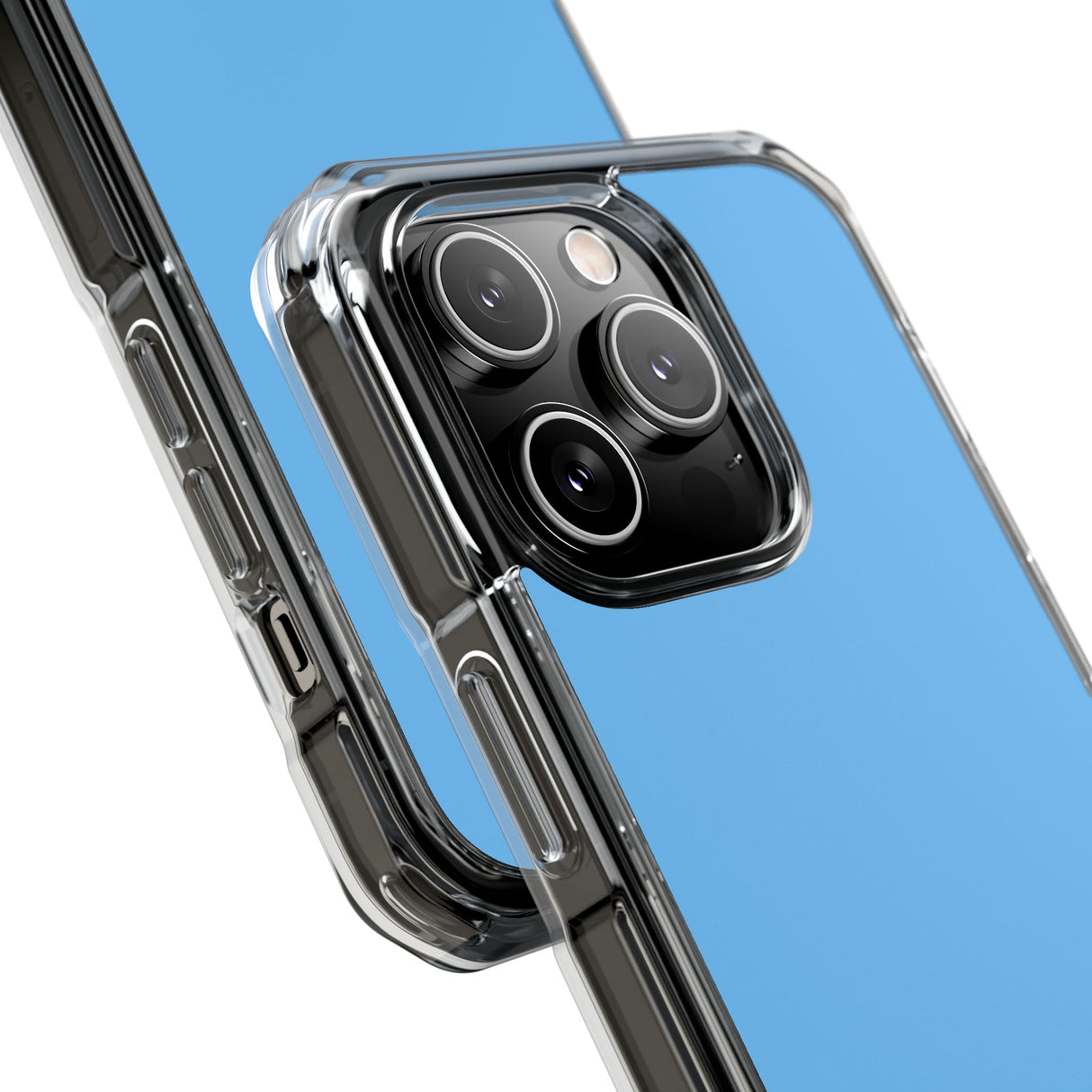 Maya Blue | Handyhülle für iPhone (Clear Impact Case – magnetisch) 