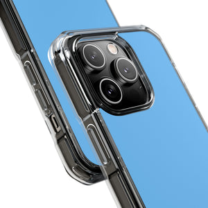 Maya Blue | Handyhülle für iPhone (Clear Impact Case – magnetisch) 