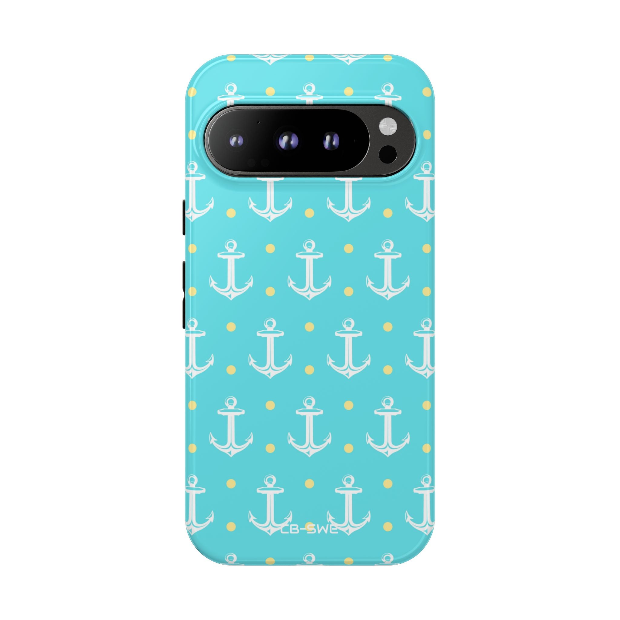 Nautical Anchors & Dots - Google Pixel Case