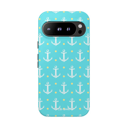Nautical Anchors & Dots - Google Pixel Case