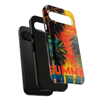 Tropical Sunburst Google Pixel 9 Pro XL Case - Tough