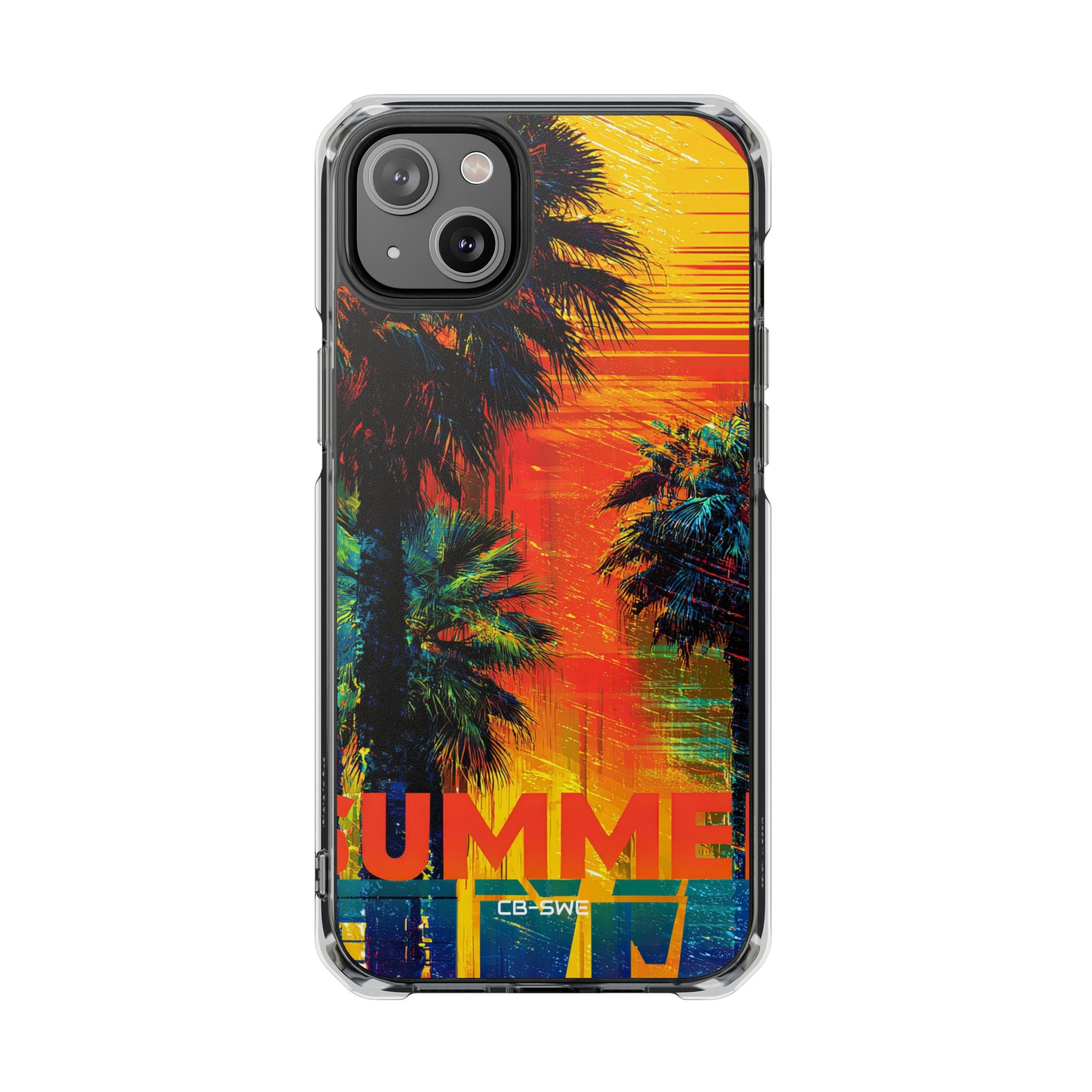 Summer Sunset Palms iPhone Case - Impact