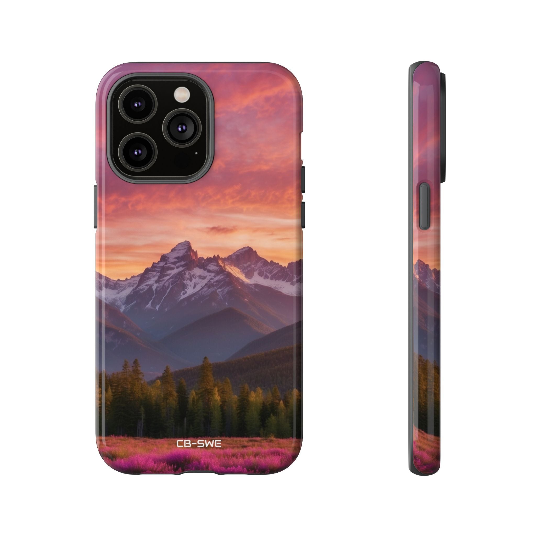 Mountain Peaks Glow - iPhone Case