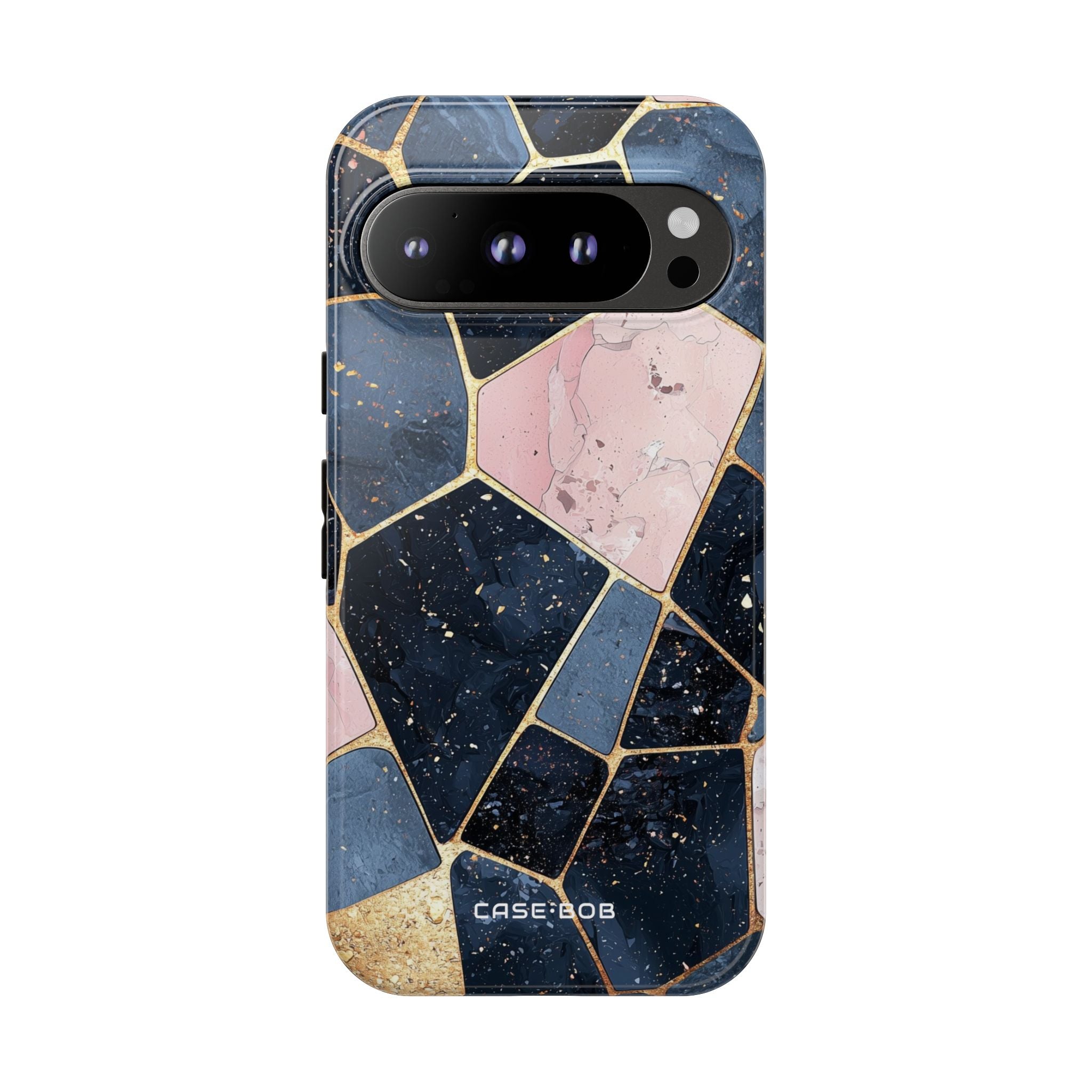 Golden Mosaic Google Pixel 9 Pro Case - Tough