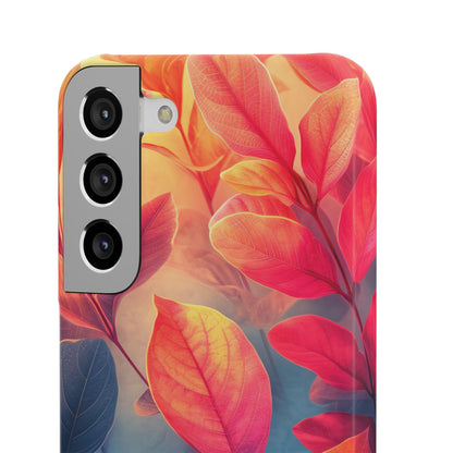 Red Blue Nature - Slim Samsung S22 Phone Case