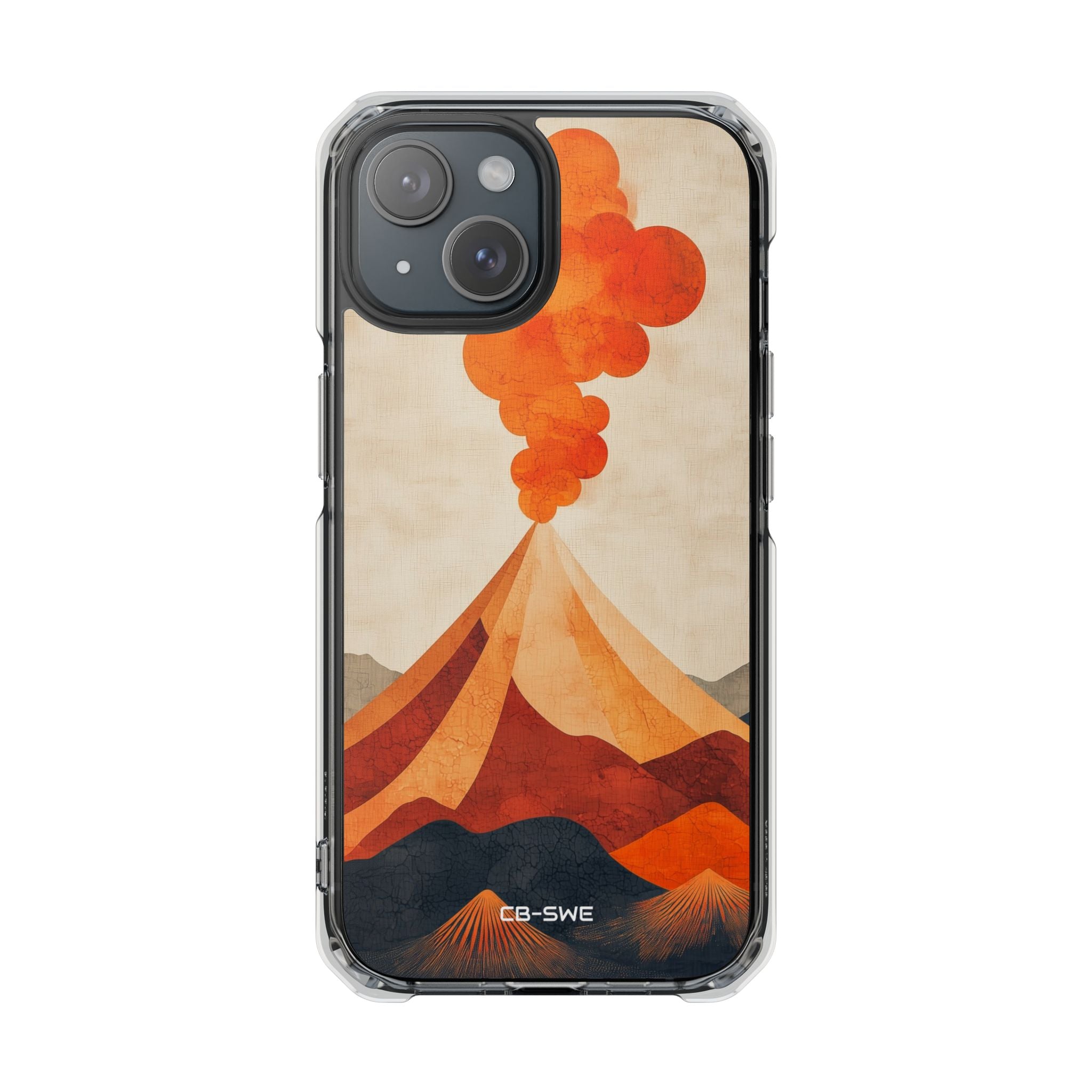 Erupting Heat Waves iPhone Case - Impact