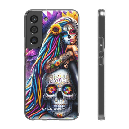 Sunflower Skull Glow Samsung S22 - Soft