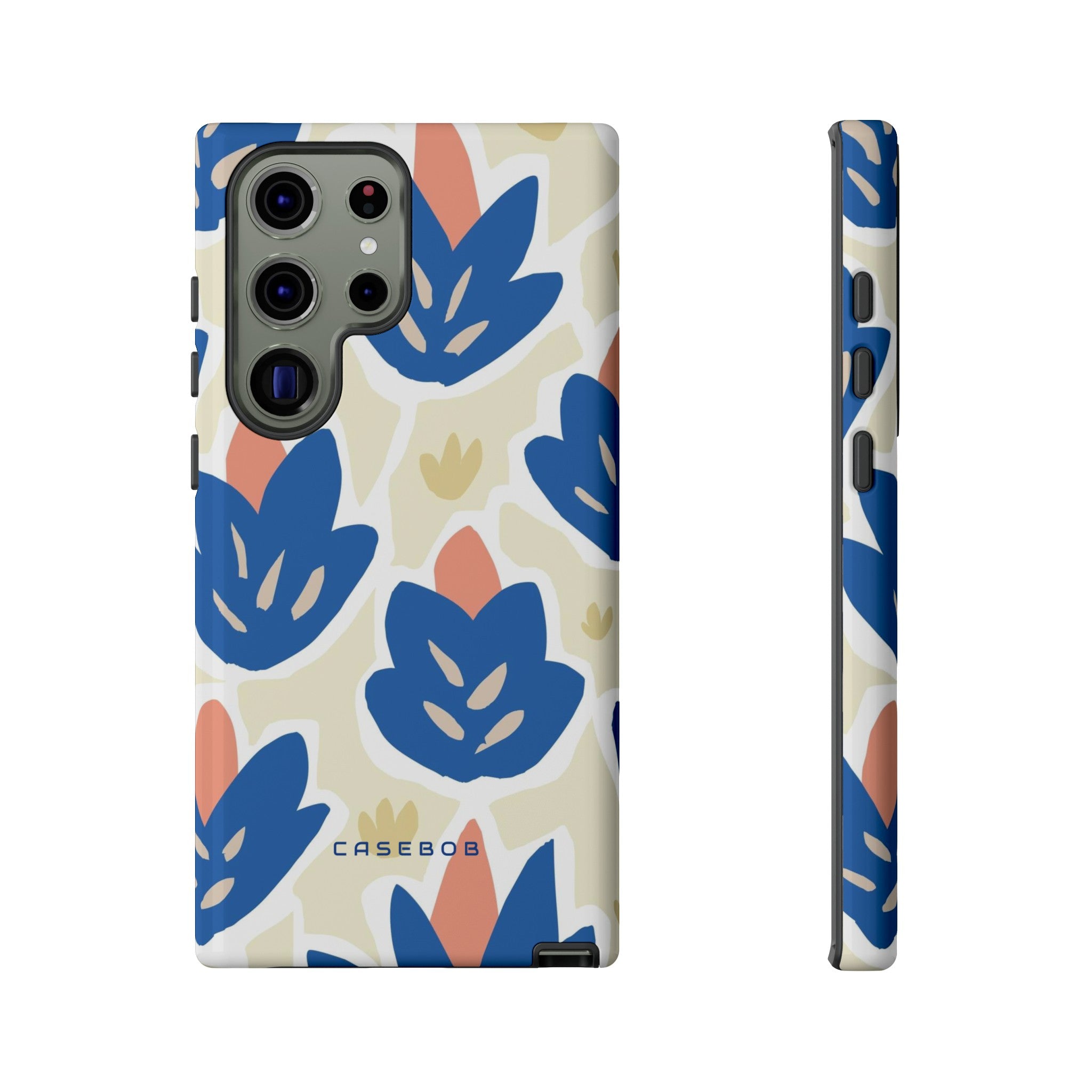 Blue Happy Flower - Protective Phone Case