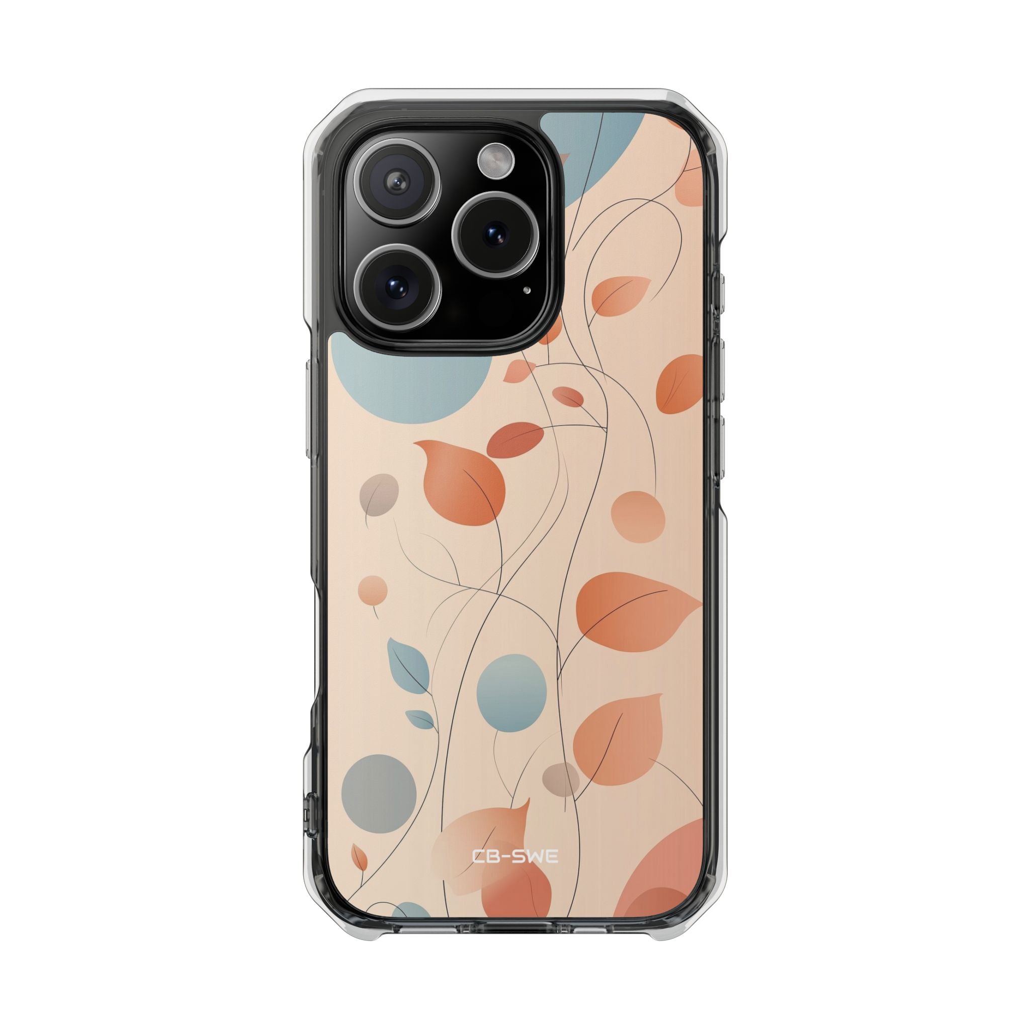 Gentle Leaves Drift iPhone Case - Impact